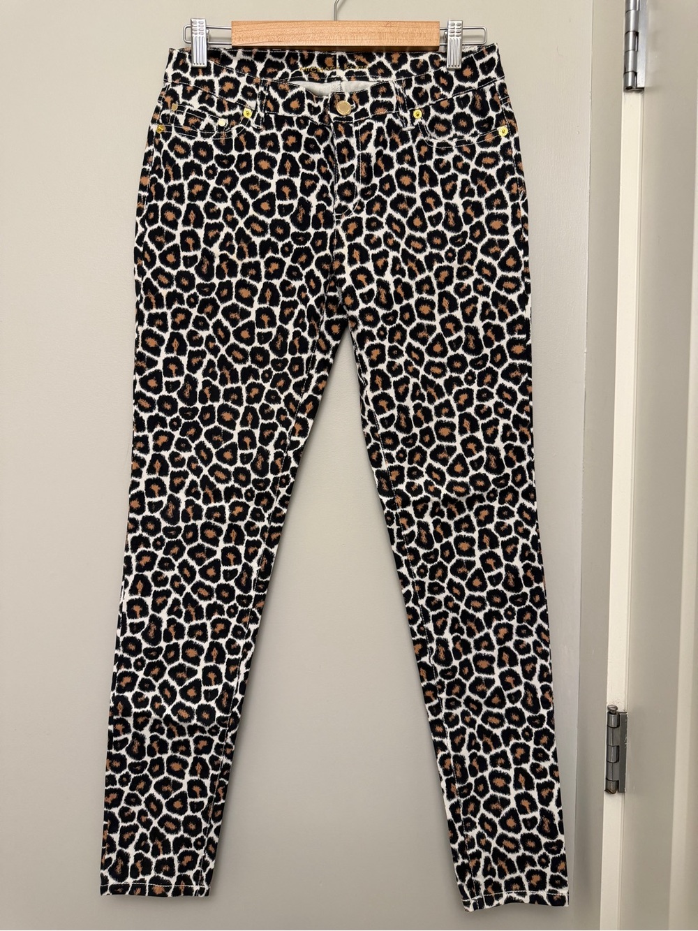 Michael Kors Animal Print light cotton Jeans